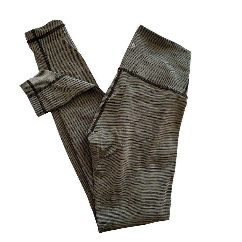 LULULEMON Womens Wunder Under High-Rise Tight EUC Leggings Wee Are From Space 4